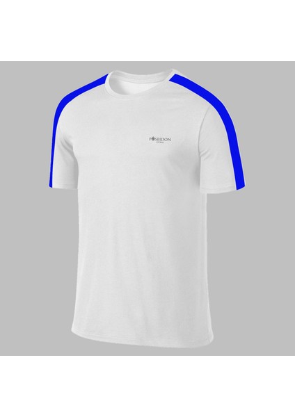 Yeni Seri Erkek Beyaz Dri-Fit Kumaş Baskısız Yuvarlak Yaka Kısa Kol Tişört S-3xl