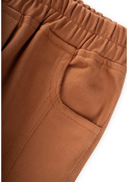 Gabardin Pantolon 2-7 Yaş Taba