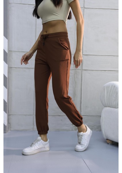 Haute Kadın Yüksek Bel Ultra Esnek Mevsimlik Basic Eşofman Altı 1059 fırsatları