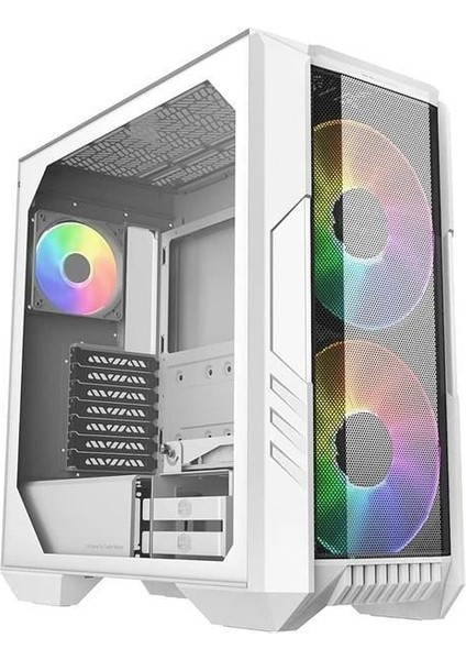 Coolermaster 850W 80+ Gold HAF500 Tg H500-WGNN-S00 Gamıng E-Atx Pc Kasası Beyaz