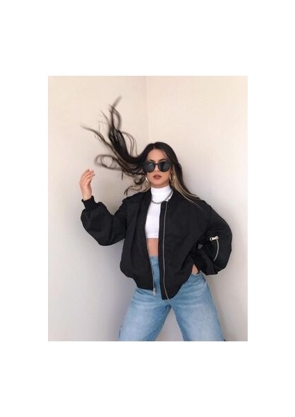 Bomber Ceket - Siyah fiyatları