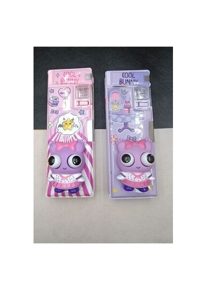 Sanrio Lüks Iki Kapaklı Gözleri Çıkan Oyuncaklı Kalemlik Kalem Traşlı Çok Amaçlı Kalem Kutusu 1 Adet fiyatları