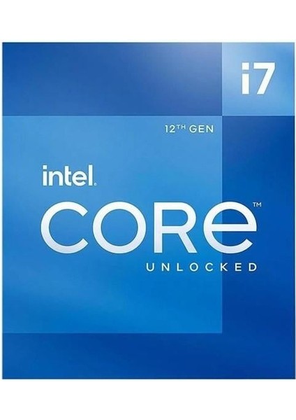 Core I7 12700 25MB 12çekirdekli O/b UHD VGA 1700P 65W KUTUSUZ+120MM Sıvı Soğutmalı Işlemci Fanı