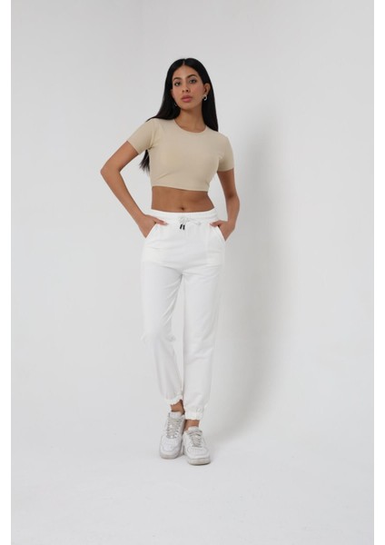 Kadın Yüksek Bel Iki Iplik Mevsimlik Basic Eşofman Altı 1060 modelleri