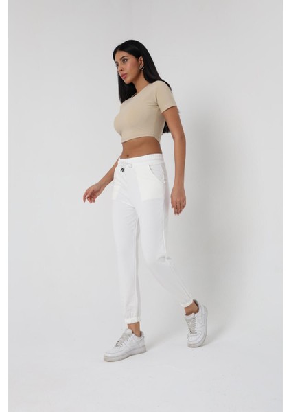 Kadın Yüksek Bel Iki Iplik Mevsimlik Basic Eşofman Altı 1060 fırsatları