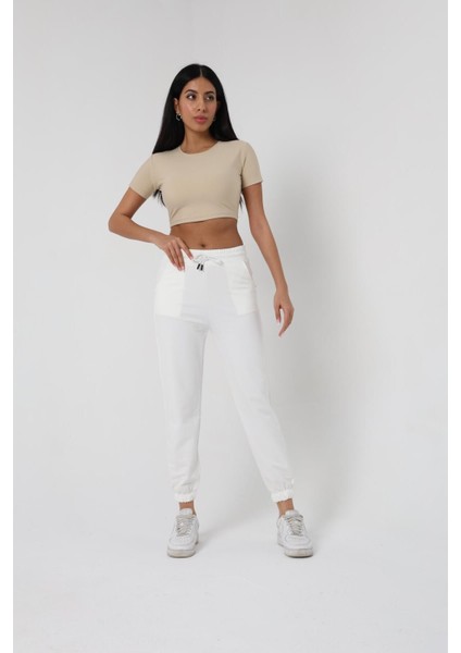 Kadın Yüksek Bel Iki Iplik Mevsimlik Basic Eşofman Altı 1060 indirimleri