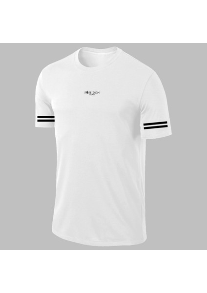 Yeni Seri Büyük Beden Erkek Siyah Dri-Fit Kumaş Baskısız Yuvarlak Yaka Kısa Kol T-Shirt (4xl- 10XL)