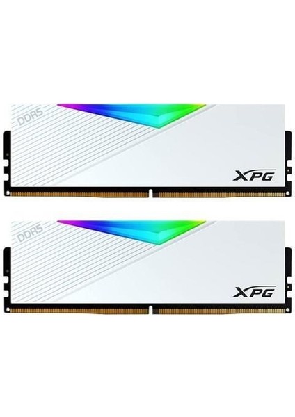 32GB (2x 16GB) Ddr5 6400MHZ CL32 Rgb Dual Kıt Pc Ram Lancer Blade AX5U6400C3216G-DTLABRWH Beyaz