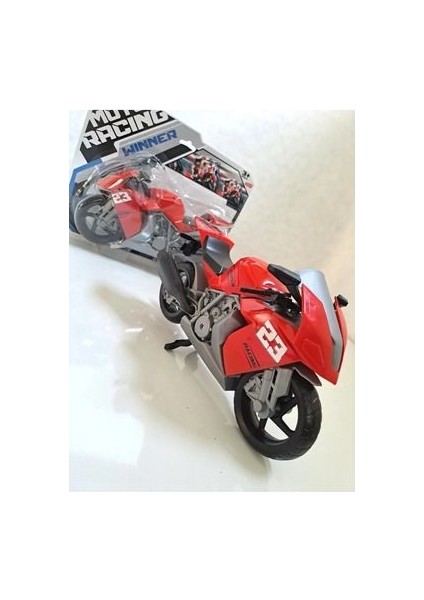 Motor Motosiklet Motorbisiklet Motorsiklet Erkek Oyuncak Yarış Motor 28 x 18 cm Detaylı Kırılmaz