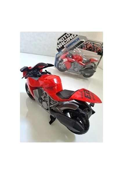 Motor Motosiklet Motorbisiklet Motorsiklet Erkek Oyuncak Yarış Motor 28 x 18 cm Detaylı Kırılmaz indirimleri
