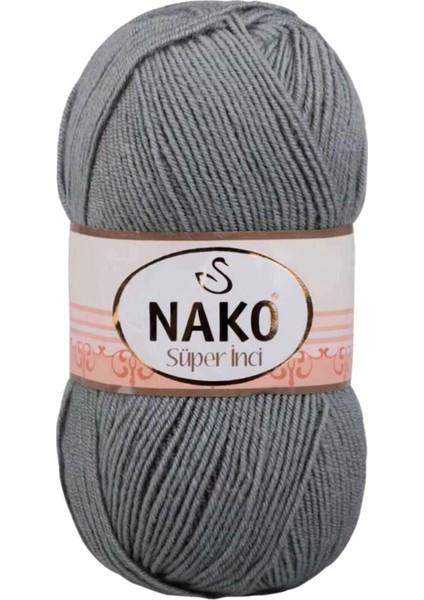 1 Adet Süper Inci El Örgü ipi 100 gr Pastel Yeşil 11537
