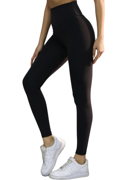 Kadın Push Up Yüksel Bel Ultra Esnek Toparlayıcı Tayt 2005