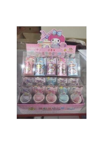 Kuromi Tasarımlı Rulo Sticker Melody Sticker 1 Rulo Kawaii