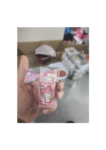 Kuromi Tasarımlı Rulo Sticker Melody Sticker 1 Rulo Kawaii fiyatları