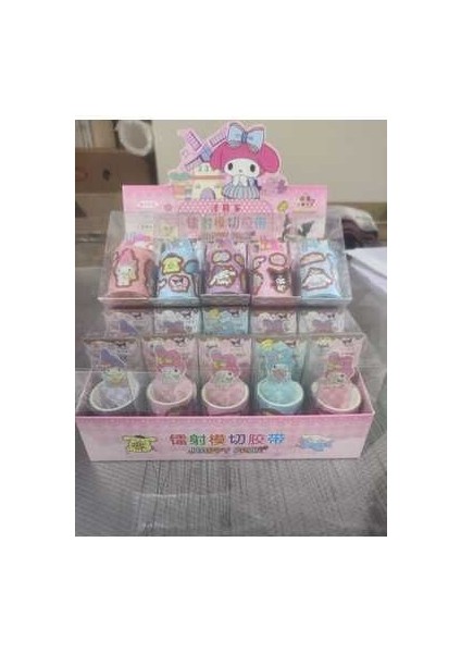 Kuromi Tasarımlı Rulo Sticker Melody Sticker 1 Rulo Kawaii fırsatları