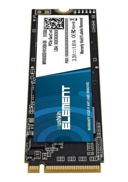 Mushkın 512GB MKNSSDEV512GB-D8 2000- 1400MB/S M2 Nvme Pcıe Nvme Gen3 Disk