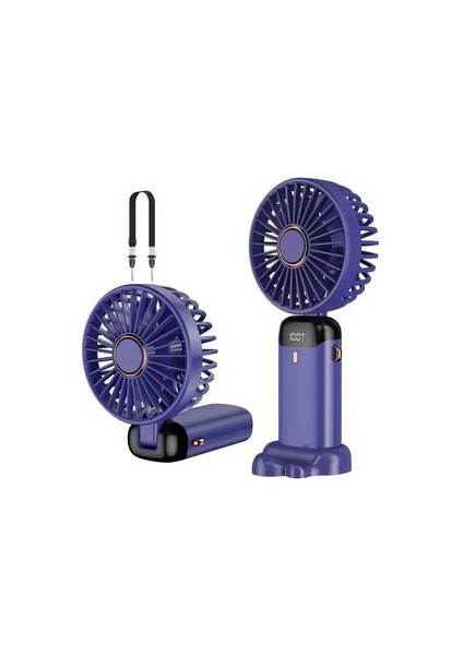 Mini Klima LED Göstergeli Şarjlı El Fanı Vantilatör 5 Kademeli Hız Serinletici Parfümlü Fan indirimleri