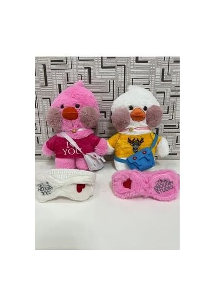 Hediyelik Lalafanfan Duck Çantalı Sevimli Ördek Oyuncak Peluş Doğum Günü Hediyelik fiyatları