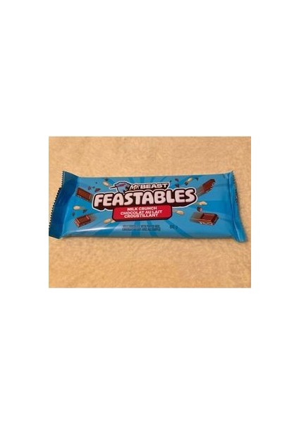 Mr Beast Feastables Milk Crunch Çikolata 60 gr