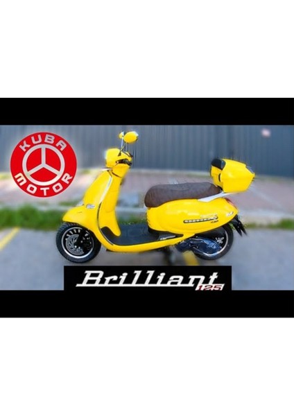 Kuba Brilliant 125-150-50 cc Scooter Ayna Takımı Sarı (10 mm Düz Diş) _supermoto fiyatları