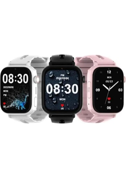 Su Geçirmez Kids Watch Uyumlu 4g Görüntülü Arama Gps Tam Konumlu Wifi Akıllı Çocuk Saati Ipx7