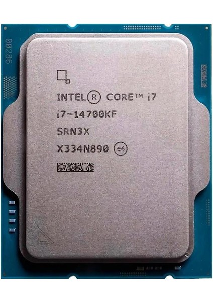 Core I7 14700KF 61MB 12çekirdekli VGA Yok 1700P 125W Kutusuz+Fansız