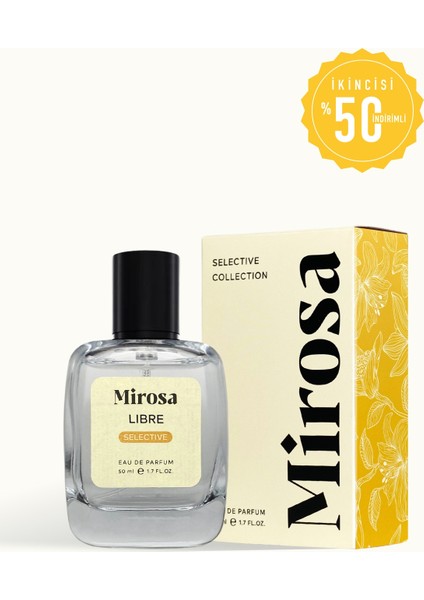 Libre Selective Dinlendirilmiş Kalıcı Kadın Parfümü Premium Edp Sevgililer Günü 50ML S109