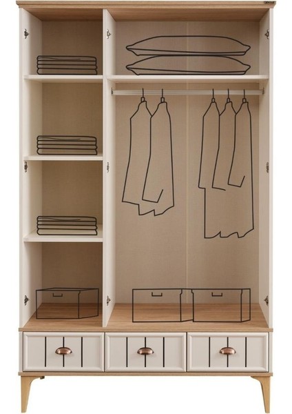 Nobel 3 Kapılı Gardırop fırsatları