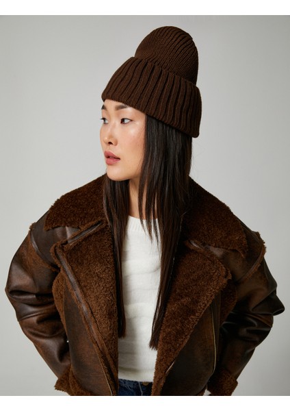 Lastikli Örgü Bere Kenarları Katlı fiyatları