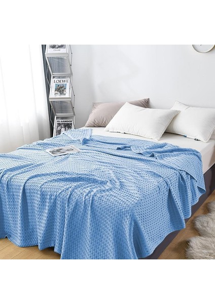 Mavi Havuzlu Pike Pamuklu Çift Kişilik - 240X260 cm fiyatları