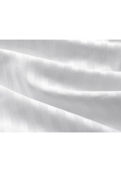 Satria Çift Kişilik Nevresim Takımı - Pamuk Saten Çizgili, %100 Pamuk, 200 x 220 cm Krem fırsatları