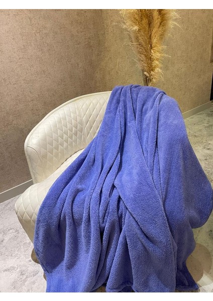 Wellsoft Battaniye, Televizyon Battaniyesi, Peluş, Polar Battaniye, Tek Kişilik, 170*230-LILA fırsatları