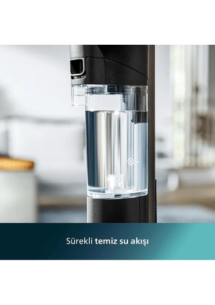 Ultra Premium Aqua Trio Yeni 3'ü 1 Arada (Islak, Kuru ve Moplu) Sarjlı ve Kablosuz Dik Süpürge, Luciole Lambader Hediye!