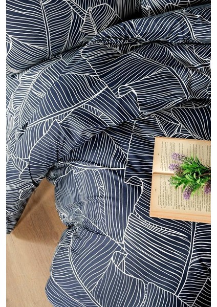 Serang Çift Kişilik Nevresim Takımı Lacivert 200X220