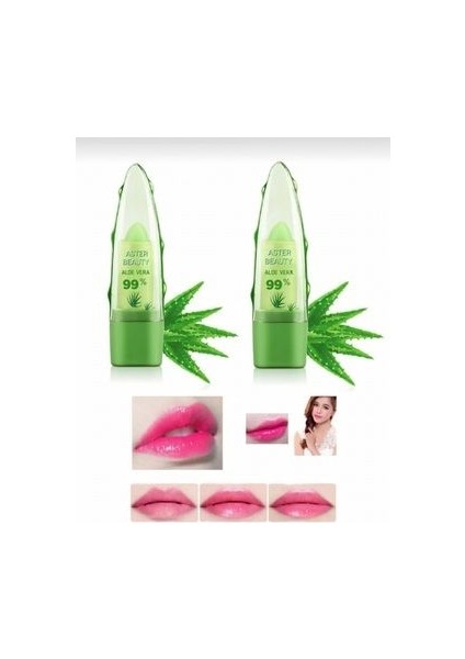 Aloevera Özlü Sihirli Ruj 2 Adet