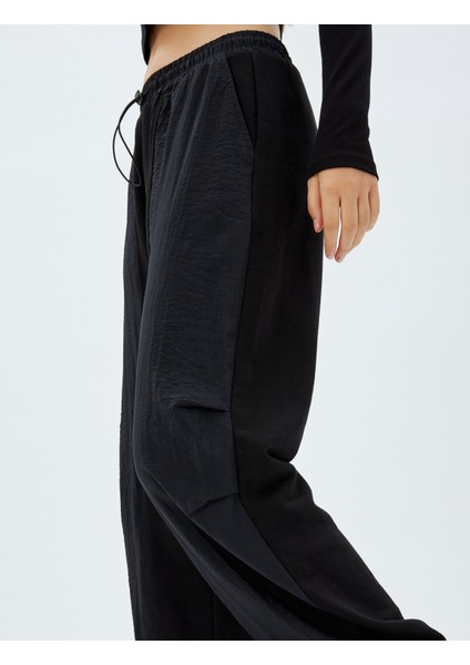 Paraşüt Eşofman Beli Paçaları Lastikli Cepli Rahat Kalıp indirimleri