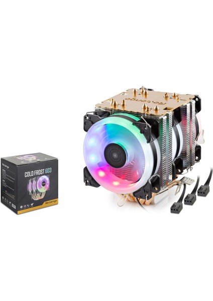 CF603 Lcyc Kule Fan 3lü Rgb Cold Frost 603