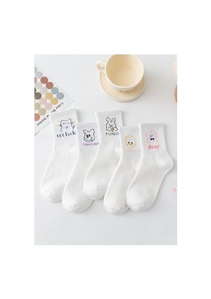 Black Arden Socks Şık ve Rahat Yazlık Babet Çoraplar 5'li