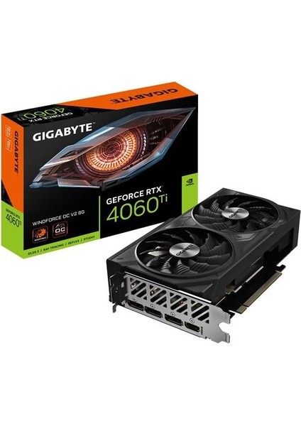 Gıgabyte 8gb RTX4060TI GV-N406TWF2OCV2-8GD Gddr6 Hdmı-Dp Pcıe 4.0