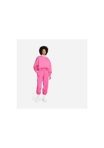 Sportswear Phoenix Fleece High-Rise Oversize Pembe Kadın Eşofman Altı indirimleri