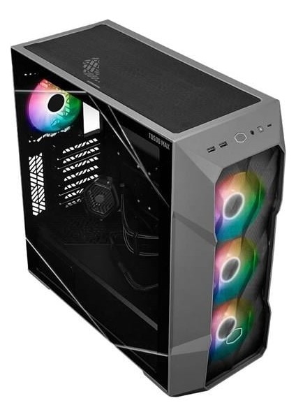 Coolermaster 850W 80+ Gold TD500 TD500V2-MGNN85-SL0 Atmos 360 Max Sıvı Soğutuculu Gamıng Mıd-Tower Pc Kasası