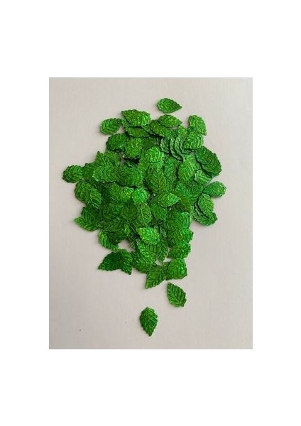 Halay Mendili Yaprak Pul Janjanlı Yeşil 20 gr Takriben 300 Adet