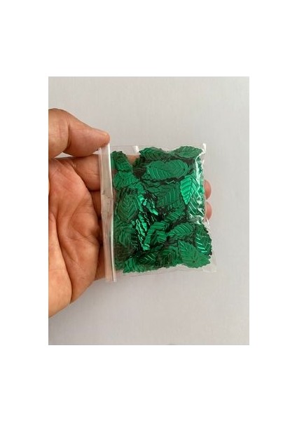 Halay Mendili Yaprak Pul Yeşil 20 gr Takriben 300 Adet fırsatları