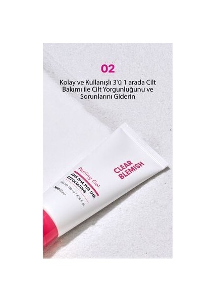 Yoğun Temizleyici Clear Blemish Peeling Jel modelleri