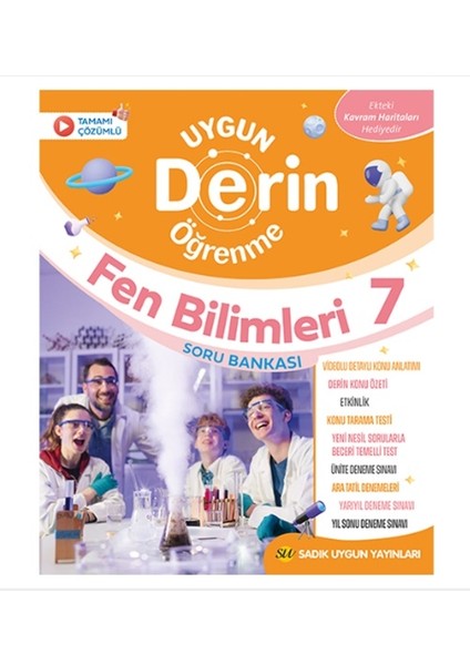7. Sınıf Fen Bilimleri Derin Öğrenme Soru Bankası
