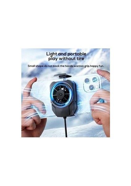 Cooler Hava Soğutmalı Cep Telefon Soğutma Fanı Gaming Güçlü Soğutucu fırsatları