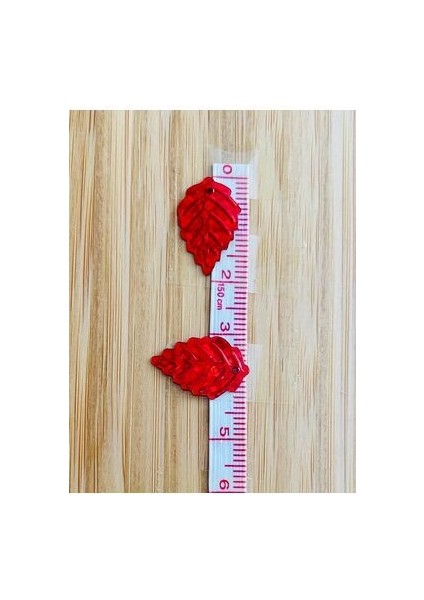 Halay Mendili Yaprak Pul Kırmızı 20 gr Takriben 300 Adet modelleri