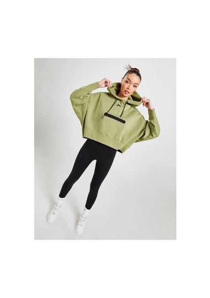 Sportswear Tech Fleece Over-Oversized Crop Pullover Hoodie Kadın Sweatshirt Ndd Sport fırsatları