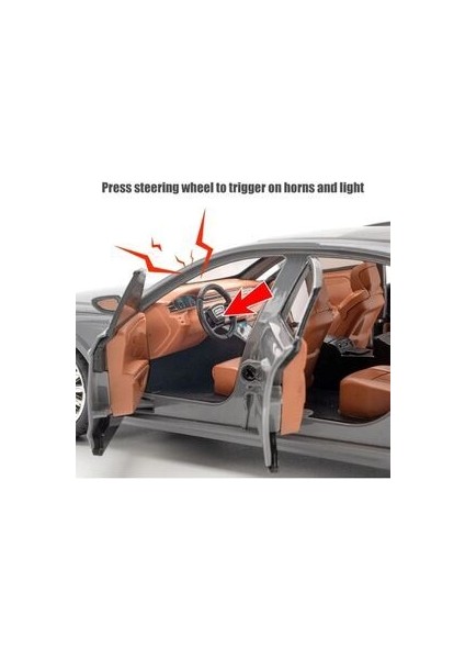 Audi A8 Araba Audi A8 Long Quattro 1:24 Diecast Metal Model Araba Koleksiyon Araba Sesli Işıklı fırsatları