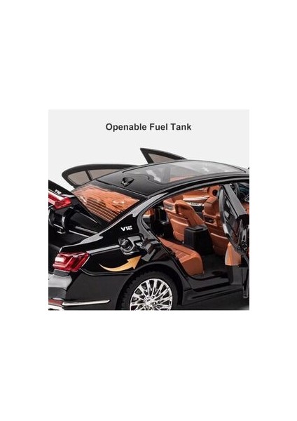 Bmw 760 Araba Bmw 7 Serisi Araba 1:24 Diecast Metal Model Araba Koleksiyon Araba Sesli Işıklı indirimleri